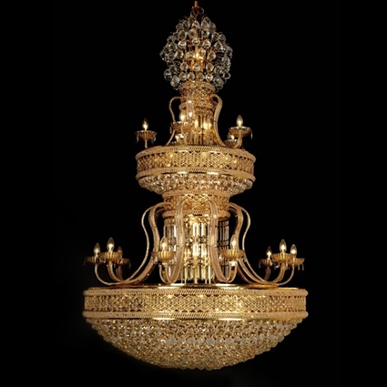 โคมไฟระย้าคริสตัล